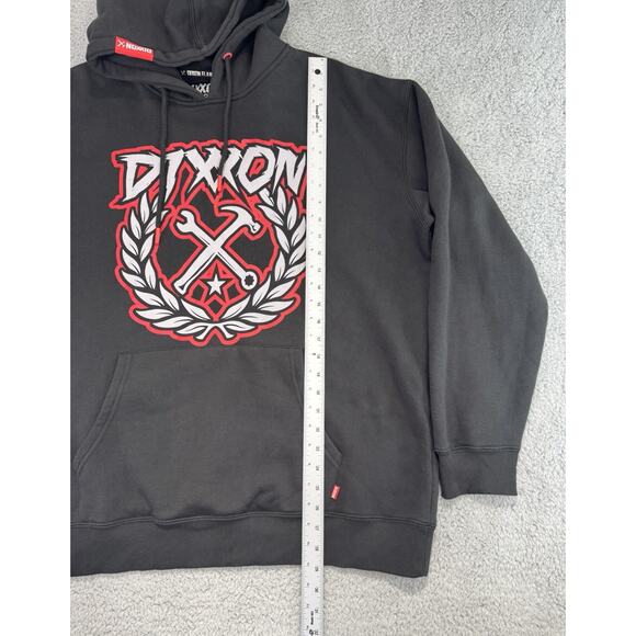 Dixxon Flannel Hoodie Mens XL Form and Function Pullover Sweatshirt Black - Picture 8 of 15